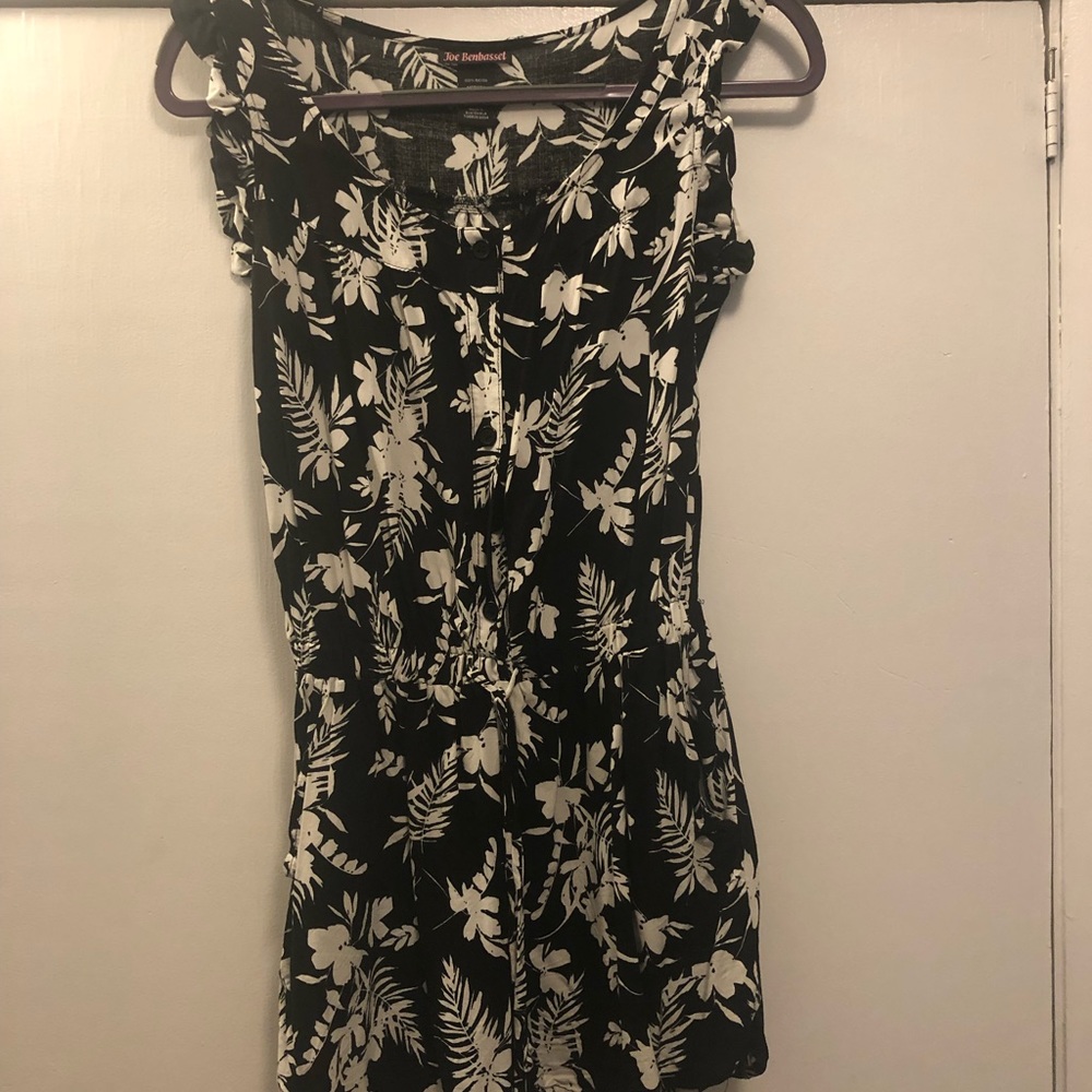 Button up short romper